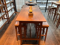 Hutten - bartafel met marmeren opbouw en verlichting - afbeelding 4 van  4