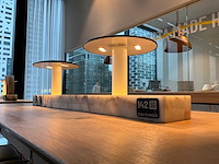 Hutten - bartafel met marmeren opbouw en verlichting - afbeelding 3 van  5