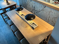 Hutten - bartafel met marmeren opbouw en verlichting - afbeelding 4 van  5