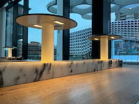 Hutten - bartafel met marmeren opbouw en verlichting - afbeelding 6 van  6