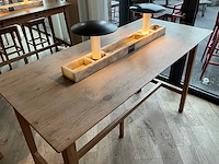 Hutten - bartafel met marmeren opbouw & verlichting (2x) - afbeelding 4 van  7