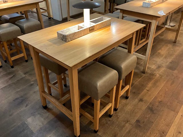 Hutten - bartafel met marmeren opbouw & verlichting (2x) - afbeelding 2 van  5