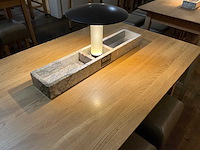 Hutten - bartafel met marmeren opbouw & verlichting (2x) - afbeelding 3 van  5