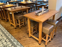 Hutten - bartafel met marmeren opbouw & verlichting (2x) - afbeelding 1 van  5