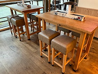 Hutten - bartafel met marmeren opbouw & verlichting (2x) - afbeelding 6 van  6