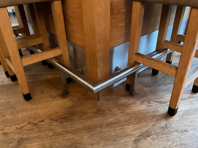 Hutten - bartafel met marmeren opbouw, verlichting & boom - afbeelding 8 van  8