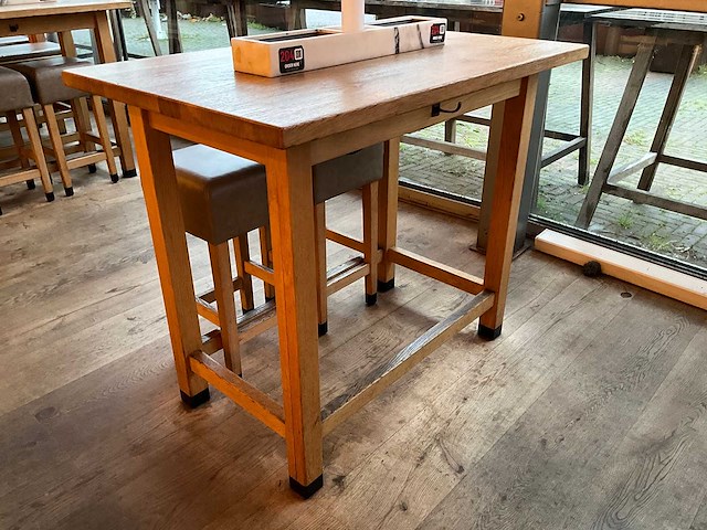 Hutten - bartafel met marmeren opbouw & verlichting - afbeelding 4 van  4