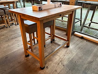 Hutten - bartafel met marmeren opbouw & verlichting - afbeelding 4 van  4