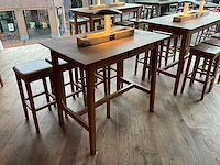 Hutten - bartafel met marmeren opbouw & verlichting - afbeelding 1 van  6