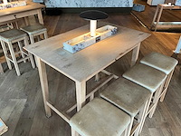 Hutten - bartafel met marmeren opbouw & verlichting - afbeelding 4 van  6