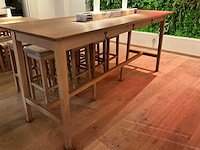 Hutten - bartafel met marmeren opbouw & verlichting - afbeelding 2 van  3