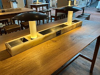 Hutten - bartafel met marmeren opbouw & verlichting - afbeelding 2 van  4