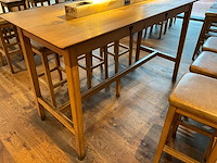 Hutten - bartafel met marmeren opbouw & verlichting - afbeelding 3 van  4