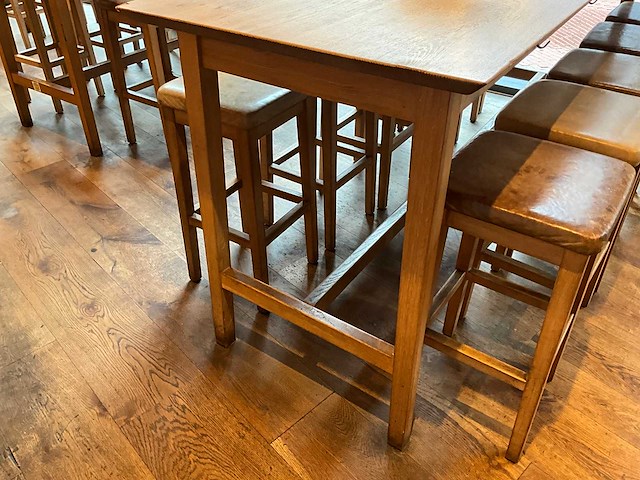 Hutten - bartafel met marmeren opbouw & verlichting - afbeelding 5 van  7