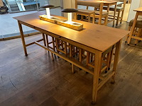 Hutten - bartafel met marmeren opbouw & verlichting - afbeelding 1 van  5