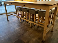 Hutten - bartafel met marmeren opbouw & verlichting - afbeelding 5 van  5