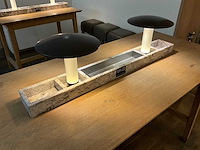 Hutten - bartafel met marmeren opbouw & verlichting - afbeelding 2 van  5