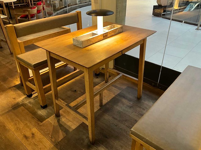 Hutten - bartafel met marmeren opbouw & verlichting - afbeelding 1 van  4