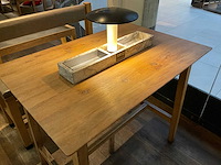 Hutten - bartafel met marmeren opbouw & verlichting - afbeelding 2 van  4