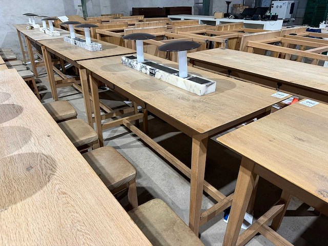 Hutten - bartafel met marmeren opbouw & verlichting - afbeelding 1 van  10