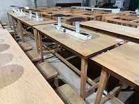Hutten - bartafel met marmeren opbouw & verlichting