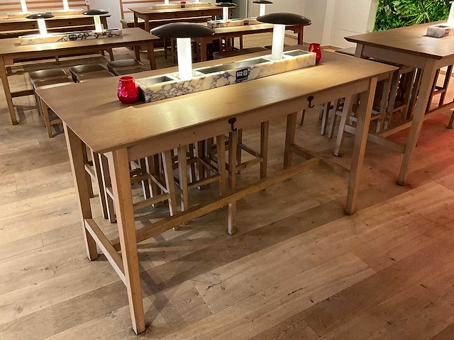 Hutten - bartafel met marmeren opbouw & verlichting - afbeelding 3 van  10