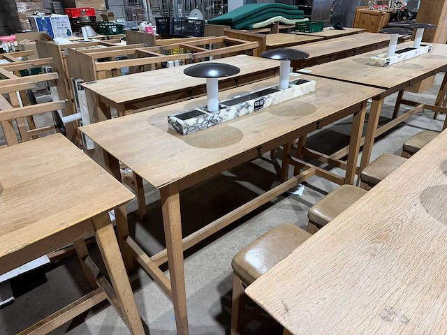 Hutten - bartafel met marmeren opbouw & verlichting - afbeelding 4 van  10