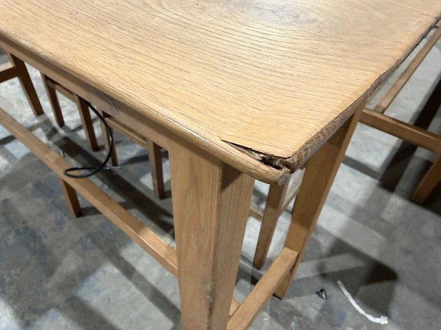 Hutten - bartafel met marmeren opbouw & verlichting - afbeelding 9 van  10