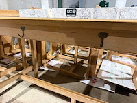 Hutten - bartafel met marmeren opbouw & verlichting - afbeelding 3 van  5
