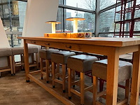 Hutten - bartafel met marmeren opbouw & verlichting - afbeelding 2 van  5