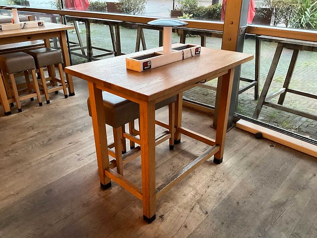 Hutten - bartafel met marmeren opbouw & verlichting - afbeelding 1 van  4