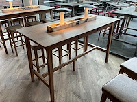 Hutten - bartafel met marmeren opbouw & verlichting - afbeelding 1 van  6