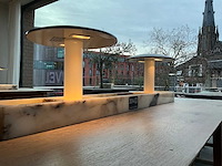 Hutten - bartafel met marmeren opbouw & verlichting - afbeelding 4 van  6