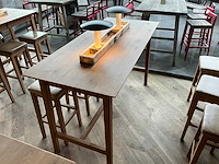 Hutten - bartafel met marmeren opbouw & verlichting - afbeelding 6 van  6