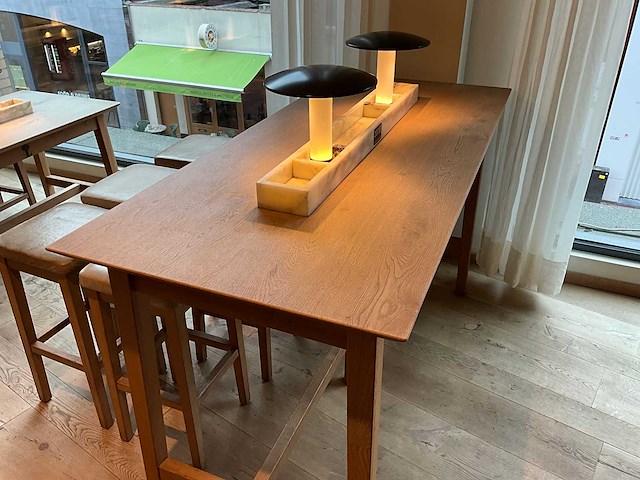 Hutten - bartafel met marmeren opbouw & verlichting - afbeelding 5 van  5
