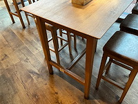 Hutten - bartafel met marmeren opbouw & verlichting - afbeelding 3 van  6