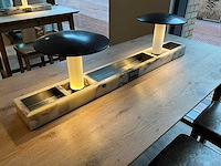 Hutten - bartafel met marmeren opbouw & verlichting - afbeelding 4 van  6