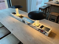 Hutten - bartafel met marmeren opbouw & verlichting - afbeelding 3 van  7