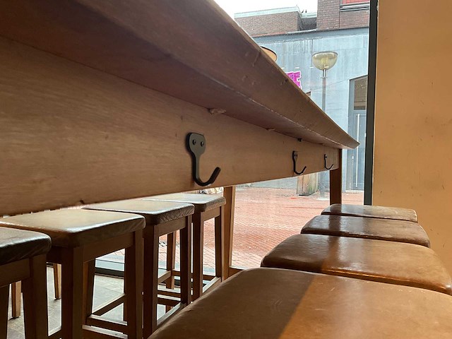 Hutten - bartafel met marmeren opbouw & verlichting - afbeelding 6 van  7