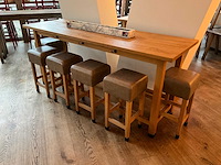 Hutten - bartafel met marmeren opbouw - afbeelding 1 van  4