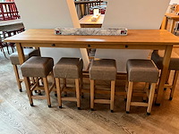 Hutten - bartafel met marmeren opbouw - afbeelding 4 van  4