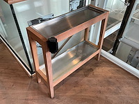 Hutten - bijzettafel (2x) met led-verlichting en afzetkoord - afbeelding 1 van  5