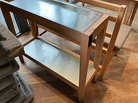 Hutten - bijzettafel (2x) met led-verlichting en afzetkoord - afbeelding 5 van  5