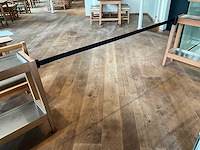 Hutten - bijzettafel (2x) met led-verlichting en afzetkoord - afbeelding 2 van  5