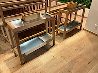 Hutten - bijzettafel met led-verlichting (2x) - afbeelding 1 van  5