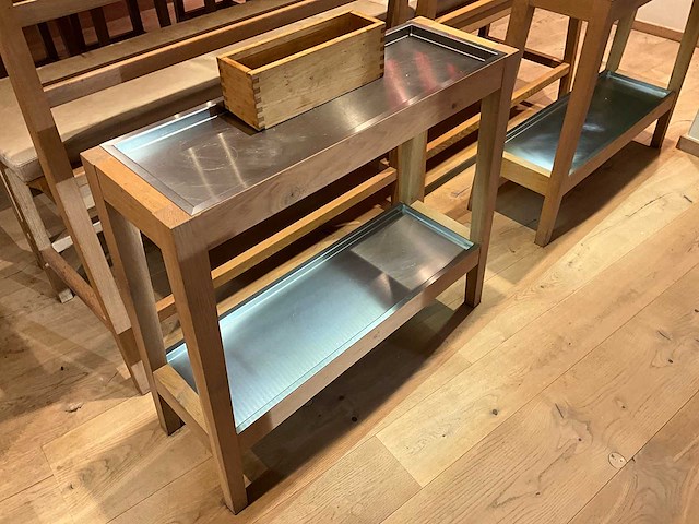 Hutten - bijzettafel met led-verlichting (2x) - afbeelding 2 van  5