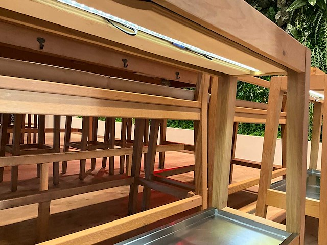 Hutten - bijzettafel met led-verlichting (2x) - afbeelding 3 van  5