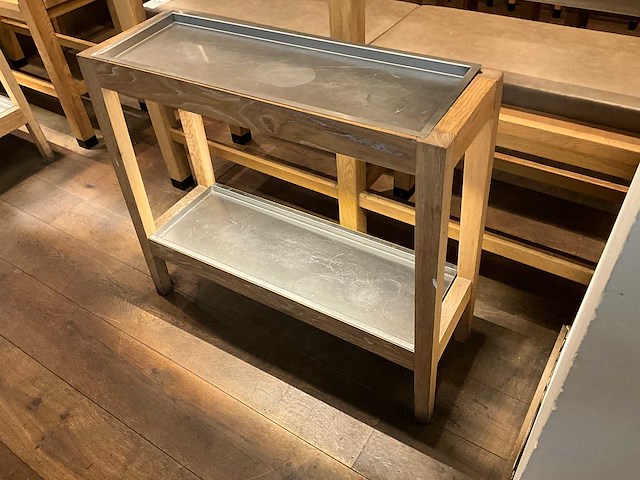 Hutten - bijzettafel met led-verlichting (2x) - afbeelding 2 van  4