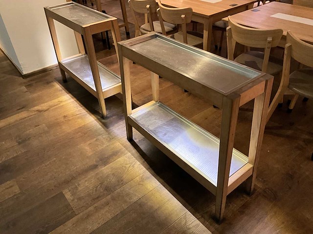 Hutten - bijzettafel met led-verlichting (2x) - afbeelding 1 van  7