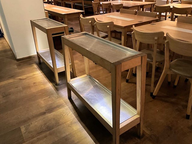 Hutten - bijzettafel met led-verlichting (2x) - afbeelding 2 van  7